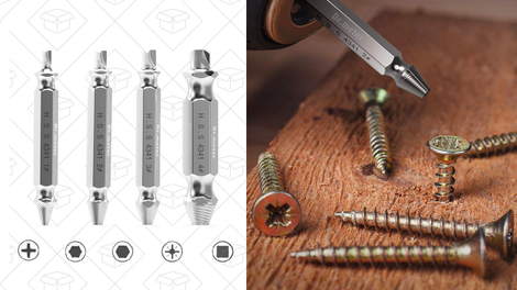 Dr.meter Damaged Screw Extractor and Remove Set | $7 | Amazon | Use code NJNWSJG3